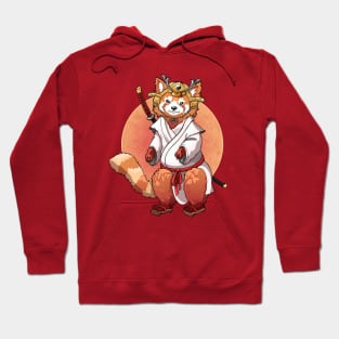 Red Panda Samurai Hoodie